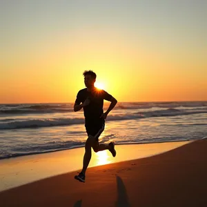 early morning run on beach, uplifting good morning brother images image WhatsApp picture