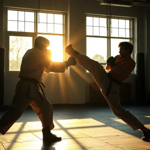 morning sparring at martial arts or boxing gym - good morning brother images for good morning brother images HD pic