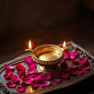 good morning diwali wishes with golden fireworks and Lakshmi blessings - WhatsApp, uplifting good morning diwali images image WhatsApp picture