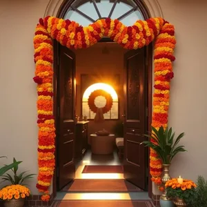 good morning deepavali images with temple lamps and warm festive glow - share free — lovely good morning diwali images wallpaper