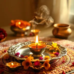 good morning diwali images with earthen diyas and festive golden light - free HD for good morning diwali images HD pic
