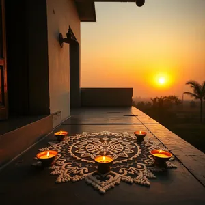good morning diwali wishes with golden fireworks and Lakshmi blessings - WhatsApp, warm good morning diwali images design greeting card