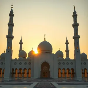good morning eid images with traditional henna and celebratory sunrise - share free — lovely good morning eid images HD pic