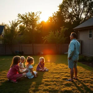 graceful good morning dad wishes with sunrise outdoor adventure and proud blessing - WhatsApp — good morning father images design greeting card