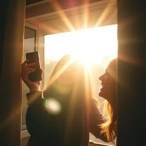 radiant good morning friends images image WhatsApp picture: morning phone call