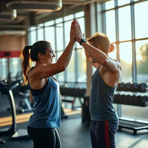 captivating morning high-five at gym - good morning friends images — good morning friends images wishes wallpaper