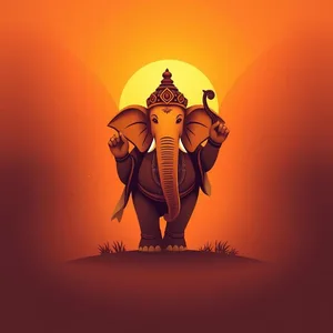 good morning ganesh chaturthi images download design featuring soothing good morning ganesh chaturthi images with modak and golden temple glow - HD share