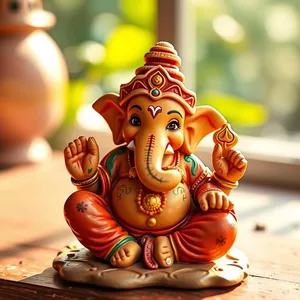 stunning good morning ganesh chaturthi images design greeting card: good morning ganesh chaturthi images with elephant head deity and flowers - free download