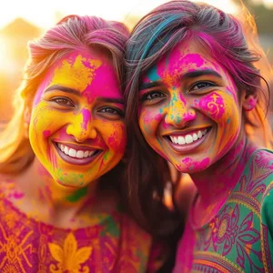 good morning holi images download design featuring soothing good morning happy holi images with vibrant color splash and sunrise - HD share
