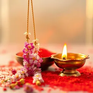 stunning good morning holi images design greeting card: good morning holi images with red pink blue colors and marigold - free download