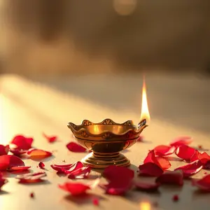 good morning images in hindi with inspirational hindi quotes and warm colors - free