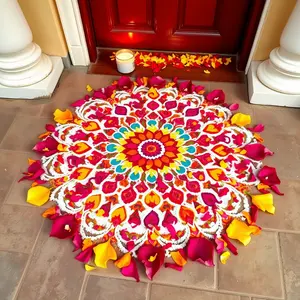 good morning images in hindi with beautiful hindi calligraphy and flowers - download