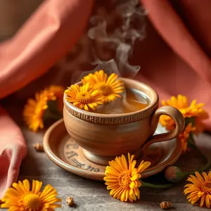 good morning images hindi with shubh prabhat greeting and peaceful scenery - free HD