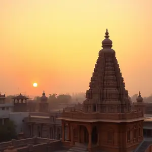 good morning hindi images with suprabhat wishes and colorful floral border - free