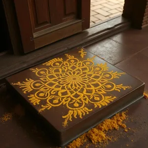 traditional rice powder art - good morning images in odia with morning chita on Odia doorstep for good morning images odia greeting