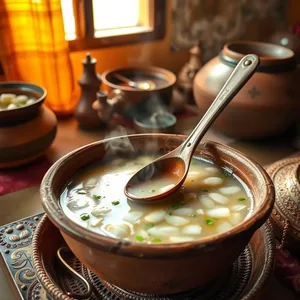 traditional Odia cooling food with morning Pakhala bhat soaking (clay pot - good morning images in odia) — vibrant good morning images odia download