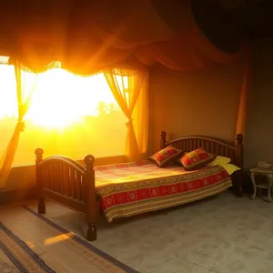 captivating traditional Punjabi charpai bed in morning light — good morning images in punjabi wishes wallpaper