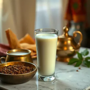 fresh yogurt with morning lassi in tall brass glass (Punjabi tradition - good morning images in punjabi) for good morning images in punjabi download