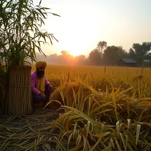 graceful morning harvest celebration, Vaisakhi energy - good morning images in punjabi — good morning images in punjabi photo art