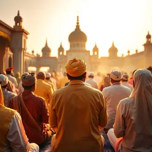 good morning images in punjabi wallpaper graphic featuring elegant morning sacred ardas prayer time at gurudwara - good morning images in punjabi