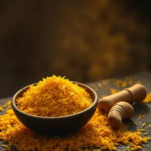 morning sacred rice and turmeric offering, uplifting good morning lakshmi images image WhatsApp picture