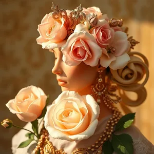 divine adornment - good morning lakshmi images with ornate gold and white jewelry with morning roses for good morning lakshmi images download