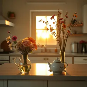 good morning images for mother with sunrise garden and family warmth - share free — lovely good morning mother images HD pic