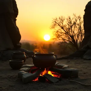 good morning images for mother with sunrise garden and family warmth - share free — vibrant good morning mother images download