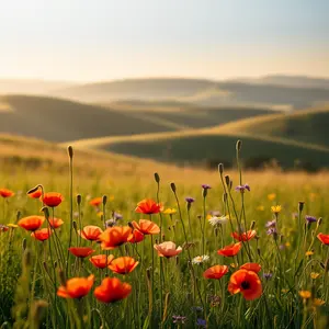 good morning nature images with scenic river and sunrise over mountains - free HD