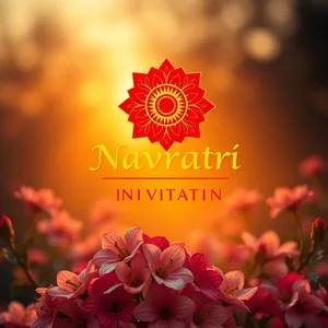 good morning navratri images with marigold garland and sacred diya glow - free HD for good morning navratri images download