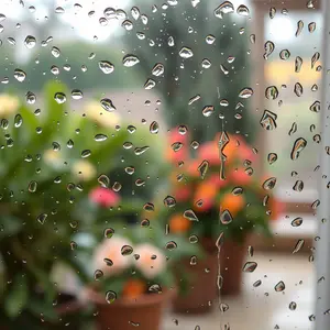 rainy good morning images - beautiful morning image 002 - free HD download