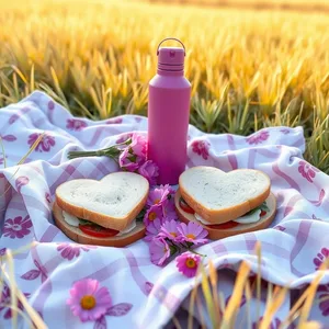 radiant good morning sister images image WhatsApp picture: morning picnic for two, pink thermos - good morning sister images