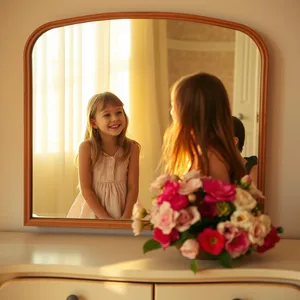 morning mirror scene, uplifting good morning sister images image WhatsApp picture