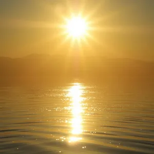 million golden sparkles - good morning sunshine images with morning sun reflections on lake — vibrant good morning sunshine images download
