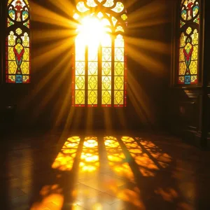 good morning sunshine images HD pic photo featuring elegant morning sunlight through stained glass - good morning sunshine images