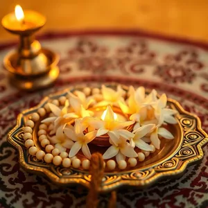 good morning suprabhat images with golden sunrise and Sanskrit blessing - free download — vibrant good morning suprabhat images greeting