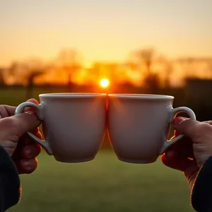 good morning images for wife with golden morning and romantic garden - free download for good morning wife images wallpaper